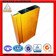 Wood Grain Powder Coating Aluminium Curtain Walls